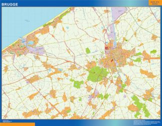 Carte Bruxelles geante  Cartes France et monde géantes